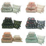6pcs Travel Storage Bag Clothes Underwear Cosmetics Packing Cubes