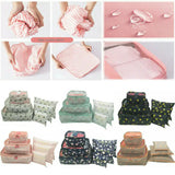 6pcs Travel Storage Bag Clothes Underwear Cosmetics Packing Cubes
