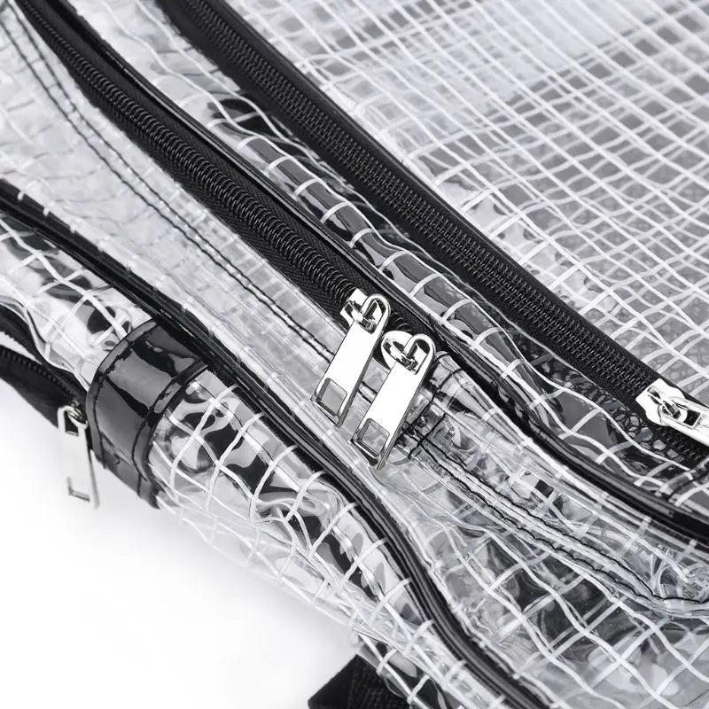 Anti-static Clear Backpack Travel Shoulder Bags PVC Rucksack