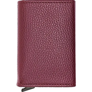 Unisex Automatic Mechanism Wallet-Burgundy- High Quality