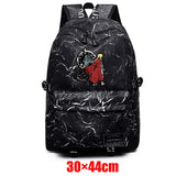 Fullmetal Alchemist Fabric Zip Backpack Schoolbag