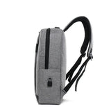 Unisex Oxford Waterproof Backpack USB Travel Large Capacity Laptop Rucksack