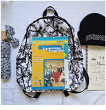 Unisex Nylon College Student Backpack Casual School Bag Travel Rucksack