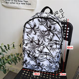 Unisex Nylon College Student Backpack Casual School Bag Travel Rucksack