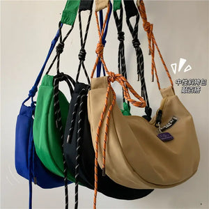 Waterproof Nylon Dumpling Bag Large-capacity Shoulder Messenger Bag