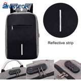 Unisex Business Rucksack USB Charging Large Capacity Travel