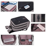 Unisex Business Rucksack USB Charging Large Capacity Travel