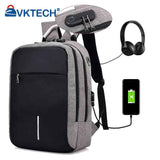 Unisex Business Rucksack USB Charging Large Capacity Travel