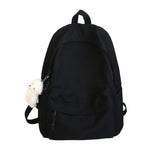 Unisex Canvas Backpack Daypack Satchel School Travel Bookbag