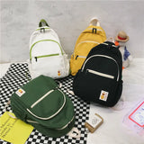 Unisex Canvas School Bag Travel Backpack Shoulder Bag Student Backpack Youth