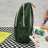 Unisex Canvas School Bag Travel Backpack Shoulder Bag Student Backpack Youth