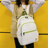 Unisex Canvas School Bag Travel Backpack Shoulder Bag Student Backpack Youth