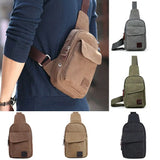 Canvas Waist Packs Travel Chest-Bag Outdoor Satchel Shoulder Bag