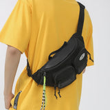 Unisex Casual Nylon Fanny Pack For Women Men Waist Bag Female Sport Chest Bag
