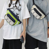 Unisex Nylon Fanny Pack Waist Bag Sport Chest Bag