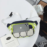 Unisex Nylon Fanny Pack Waist Bag Sport Chest Bag