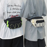 Unisex Nylon Fanny Pack Waist Bag Sport Chest Bag
