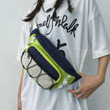 Unisex Nylon Fanny Pack Waist Bag Sport Chest Bag