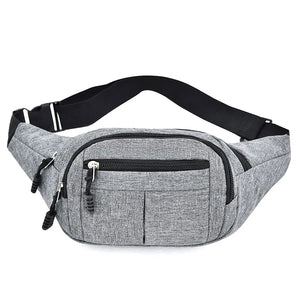 Unisex Oxford Crossbody Waist Bag Women Men Travel Purse Shoulder Bag