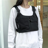 Tactical Chest Bag Unisex Bullet Hip Hop Streetwear Waist Pack
