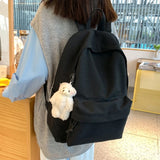 Unisex DIY Canvas Backpack Daypack Satchel Travel Bag