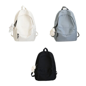 Unisex DIY Canvas Backpack Daypack Satchel Travel Bag