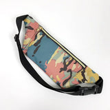 Camouflage Unisex Fanny Pack Waterproof Outdoor Pockets