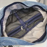 Unisex Denim Chest Bag Harajuku Style Messenger Bag