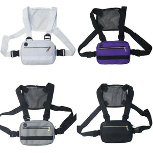 Unisex Hip-Hop Chest Bag Tactical Vest Strap Chest Pack
