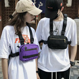Unisex Hip-Hop Chest Bag Tactical Vest Strap Chest Pack