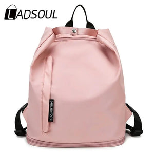 Unisex Nylon Backpack Dry Wet Separation for Swimming Fitness