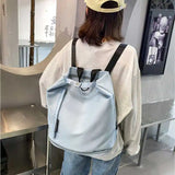 Unisex Nylon Backpack Dry Wet Separation for Swimming Fitness