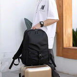 Unisex Waterproof Backpack Men Street Computer Bag Large Capacity Travel