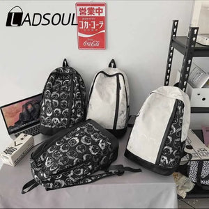 Unisex Waterproof Backpack Casual Travel Student Schoolbag