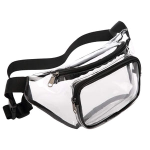 Unisex Transparent Waterproof Waist Bag for Travel Sports Yoga Climbing