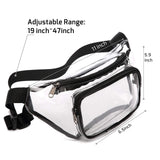 Unisex Transparent Waterproof Waist Bag for Travel Sports Yoga Climbing