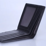 Unisex Lambskin Leather Bifold Wallet 3 Colors