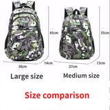 Large Capacity Camo Backpack Outdoor Travel Bag Waterproof Mountaineering Bag