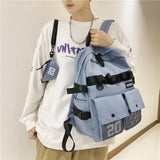 Large Capacity Teenagers Students Backpack Waterproof Travelling Bag