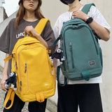 Large Capacity Teenagers Students Backpack Schoolbag Waterproof Travelling Bag