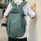 Large Capacity Teenagers Students Backpack Schoolbag Waterproof Travelling Bag