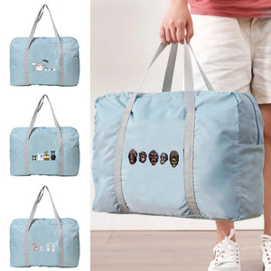 Large Capacity Travel Bag Clothes Storage Weekend Organizer Nylon Tote