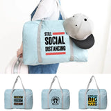 Large Travel Bag Weekend Organizer Clothes Storage Nylon Luggage Tote