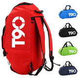 Large Capacity Travel Sport Gym Bag Nylon Shoes Storage Fitness Adjustable Strap