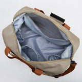 Large Capacity Travel Tote Bag Canvas Handbag Sports Shoulder Waterproof Duffle