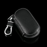 Leather Keychain Covers Men Key Holder Zipper Key Case