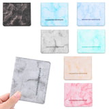 Unisex Marble Pattern PU Leather Travel Passport Cover Wallet Case