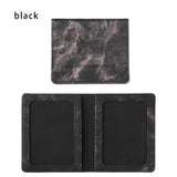 Unisex Marble Pattern PU Leather Travel Passport Cover Wallet Case