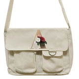 Unisex Messenger Bag Canvas Crossbody Large Capacity Tote Bag