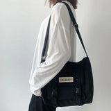 Unisex Fabric Messenger Bag Crossbody Satchel